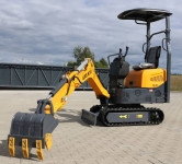 Mini bager APS K10, diesel motor 10ks, euro 5, 950kg, novo.