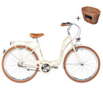 Bicikl Kenzel Bellissima Classic 26" gradski Bicikl - Bež