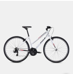 bicikl zenski bijeli FUJI košara za namirnice kao nov malo vozen