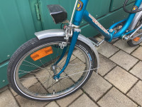 Plavi 20”sklopljivi sa 2 brzine i schwalbe gume