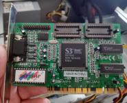 Retro grafička kartica S3 Trio64 Trio 64 PCI (ne PCI-E) 1 mb