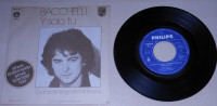Bacchelli ‎– Y Solo Tu 7", Single