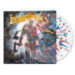 BLOODBOUND - Tales From The North - Ltd. Gatefold CLEAR w/ RED & BLUE