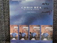CHRIS REA: Winter Song/Footprints in the Snow - Set Me Free, singlica