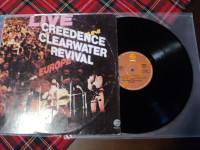 CREEDENCE CLEARWATER REVIVAL - LIVE EUROPE-LP PLOČA