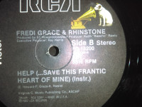 Fredi Grace & Rhinstone‎– Help (...Save This Frantic Heart Of Mine)