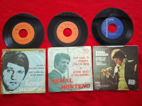 GRAMAFONSKE PLOČE. Singl. KEMAL MONTENO. 3 kom. Mob