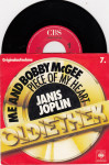 JANIS JOPLIN ME AND BOBBY McGEE / PIECE OF MY SINGL GRAMOFONSKA PLOČA