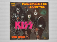 Kiss - I Was Made For Lovin' You (Red Transparent Vinyl, 7", Single)