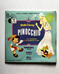 WALT DISNEY PINOCCHIO PINOKIO SLIKOVNICA I SINGL GRAMOFONSKA PLOČA