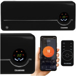 2000W keramička zidna WIFI električna grijana zračna zavjesa LCD APP +