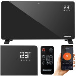 2500W WiFi Smart Glass Electrical Convector Grijač LCD + App i udaljen