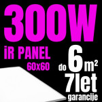 300W IR PANEL 60x60 cm za strop