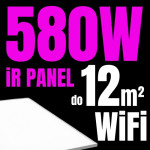 580W WIFI IR PANEL za do 12 m² INFRABOOST