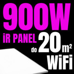 900W WiFi IR panel za do 20m² INFRABOOST