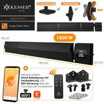 Dark Radiant grijač s daljinskim upravljačem i WiFi APP Grijač