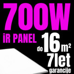 INFRABOOST ALU-C 700W PREMIUM IR PANEL