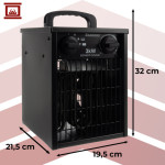 Kaminer Električna Grijalica 3000W