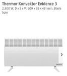 Konvektorska grijalica 2500W