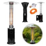 MultiGarden Plinski Grijač za Terasu 9 kW – Staklena Cijev, Regulator,