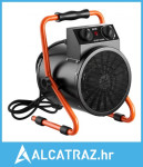 Grijač za staklenik, električni grijač prostora od 2000 W s ventilator
