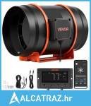 Kanalni ventilator, 1372 m³/h, 203 mm EC motor, ispušni ventilator s 1
