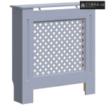 Maska za radijator - Pokrov za radijator sivi MDF 78 cm - Siva 78 x 19