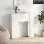 Okvir za kamin Bijela 93 x 20 x 89 cm Konstruirano drvo - Bijela