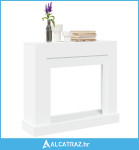 Okvir za kamin bijeli 100 x 30 x 87,5 cm od konstruiranog drva - NOVO