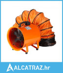 Prijenosni ventilator, 203,2 mm teški cilindrični ventilator s crijevo