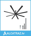Stropni ventilator 213 cm bez svjetla, daljinski upravljač sa 6 brzina