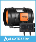 Ugrađeni kanalski ventilator, 203,2 mm 506,2 CFM s regulatorom tempera