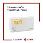 Žični električni termostat s tjednim programiranjem Salus 091FLv2