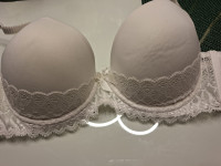 BIJELI PAMUČNI GRUDNJAK 75 C - NOVO