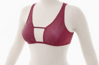 Crveni bralette – faux leather look – Valentinovo