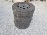 Gume ljetne Nokian 195/65/15 4 kom sa čeličnim felgama,škoda octavia