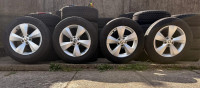 ALU FELGE ŠKODA 17" 5X112 GUME ZIMSKE 215-65-R17