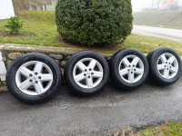 GUME ZIMSKE Sava 215/65/16 4 kom, sa alu felgama i senzorima