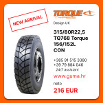 Guma za kamione  315/80R22,5 ON/OFF DRIVE