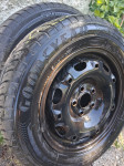 Gume Goodyear ljetne 165 70 14, 4+1 kom. Čel 5x100 Škoda Polo, Seat