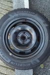 Gume Michelin 185/65/15 zimska 4 kom+čelične felge