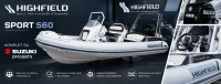 PRILIKA!! ČISTIMO LAGER!! HIGHFIELD SPORT 560 + SUZUKI DF100 + OPREMA