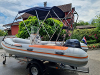 Gliser , gumenjak Orada 42p Yamaha f25 2022g Torbarina 2021g odličan!!