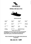 HIGHFIELD PATROL 540 PVC + HONDA 100 HP