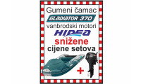 SET GUMENJAK GLADIATOR 370 + MOTORI HIDEA
