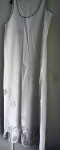 Bijela ljetna haljina sa čipkom-Nova