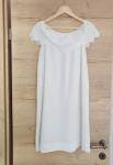 Bijela pamučna haljina, vel 38/40