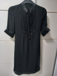 Crna elegantna kratka haljina