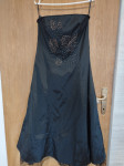Crna haljina sa šljokicama (vel.40) - kao nova!