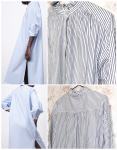 H&M - striped shirt dress - 42 / 44